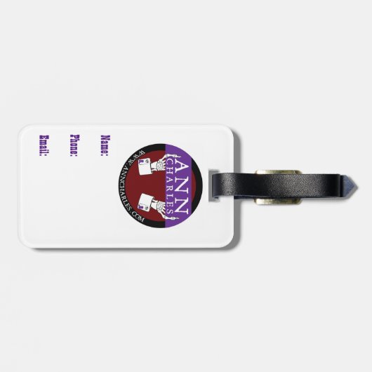 Gezocht Poster van kippen uit Ann Charles Bagagelabel (Achterkant horizontaal)