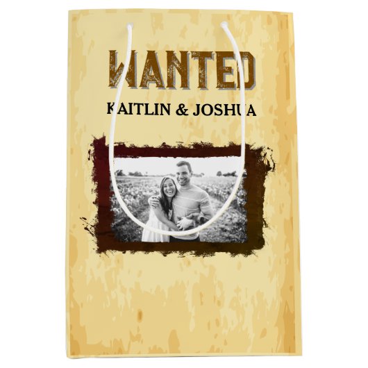 Gezocht Poster Wedding 🤠 Aangepaste foto Medium Cadeauzakje (Voorkant)