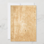 Gezocht Poster,  Westerne verjaardag Kaart (Achterkant)