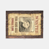 Gezocht Poster | Wilde West Foto Template F Fleece Deken (Voorkant (Horizontaal))