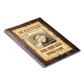Gezocht Poster |  Wilde West Foto Template N Notitieboek (Rechterzijde)