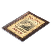 Gezocht Poster |  Wilde West Foto Template N Notitieboek (Linkerzijde)