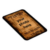 'Gezocht' premium magneet (Rechterzijde)