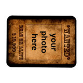 'Gezocht' premium magneet (Horizontaal)