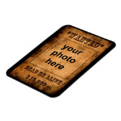 'Gezocht' premium magneet (Linkerzijde)