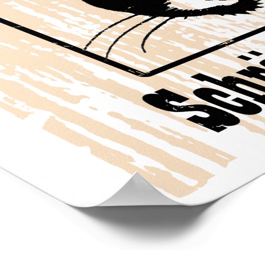 Gezocht Schrodinger's kat Poster (Hoek)