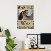 Gezocht Shanks shanks bounty Poster (Thuiskantoor)
