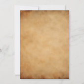 Gezocht Verjaardagsuitnodiging, Land Western Volwa Kaart (Achterkant)