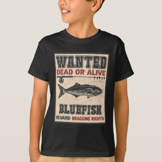Gezocht Vis Opscheppen Rechten - Fisherman Bluefis T-shirt