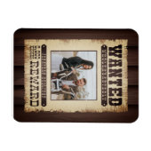 Gezocht volledig Western Poster Foto Magneet (Horizontaal)
