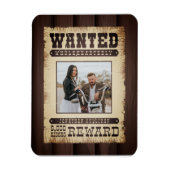 Gezocht volledig Western Poster Foto Magneet (Verticaal)