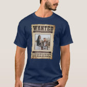 Gezocht volledig Western Poster Foto T-shirt (Voorkant)