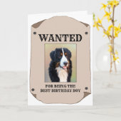 Gezocht voor het eten van huiswerk aangepaste hond kaart (Gele Bloem)