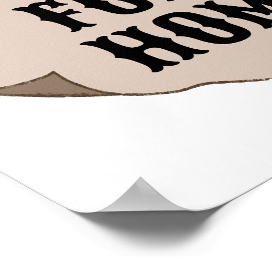 Gezocht voor het eten van huiswerk aangepaste hond poster (Hoek)