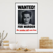 Gezocht voor moord — Kader Poster (Keuken)