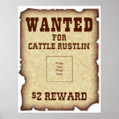 Gezocht voor Rustlin Poster (Voorkant)