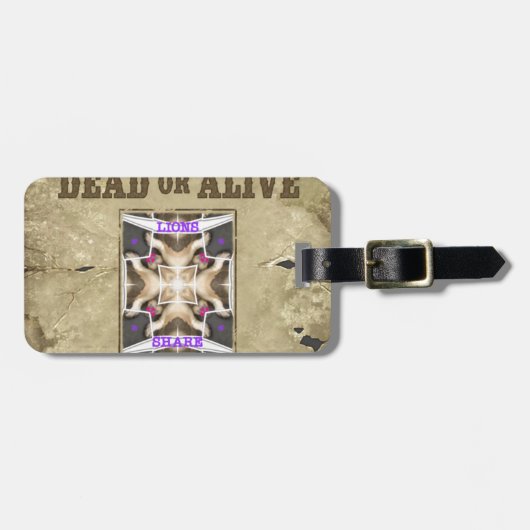 Gezocht Vrede, Liefde en Inspiratie: Verspreid Har Bagagelabel (Voorkant horizontaal)