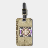 Gezocht Vrede, Liefde en Inspiratie: Verspreid Har Bagagelabel (Voorkant verticaal)