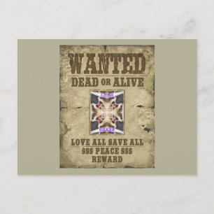 Gezocht Vrede, Liefde en Inspiratie: Verspreid Har Briefkaart