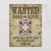 Gezocht Vrede, Liefde en Inspiratie: Verspreid Har Briefkaart (Voorkant)