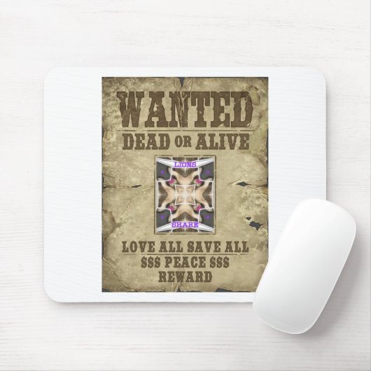 Gezocht Vrede, Liefde en Inspiratie: Verspreid Har Muismat (Met muis)