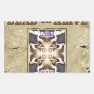 Gezocht Vrede, Liefde en Inspiratie: Verspreid Har Rechthoekige Sticker