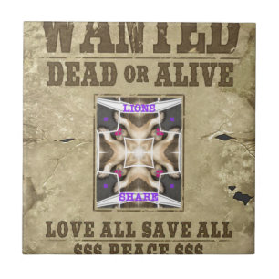 Gezocht Vrede, Liefde en Inspiratie: Verspreid Har Tegeltje