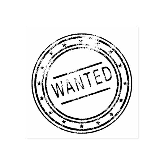 Gezocht vun krabbling Stamp Rubberstempel (Afrduk)