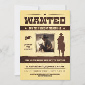 Gezocht western kaart (Voorkant)