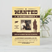 Gezocht western kaart (Staand voorkant)