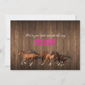 Gezocht Westerne Cowgirl Uitnodiging (Achterkant)