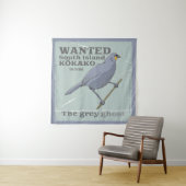 Gezocht Zuid-eiland Kokako Wandkleed (In situ)