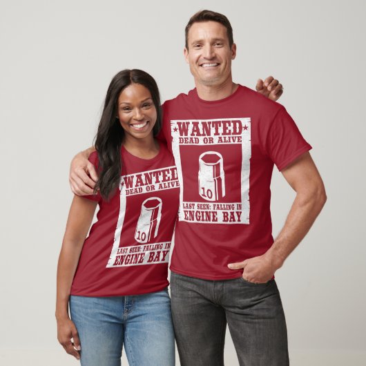 Gezochte 10MM-sockets Welder Machinisten Handyman T-shirt (Unisex)