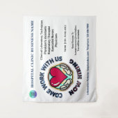 Gezochte bedrijfsVerhuur van de hulp Persoonlijk T Wandkleed (Voorkant)