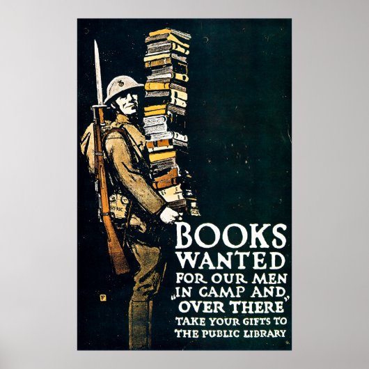 Gezochte boeken -  Eerste Wereldoorlog Poster (Voorkant)