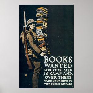 Gezochte boeken poster