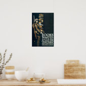 Gezochte boeken poster (Keuken)