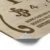 Gezochte bounty van KAIDO kaido Poster (Hoek)