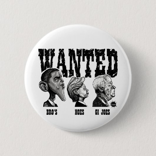 Gezochte Button Poster (Voorkant)