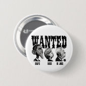 Gezochte Button Poster (Voorkant /achterkant)