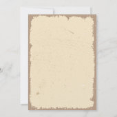 Gezochte Cowboy Western Kerstfeest Kaart (Achterkant)