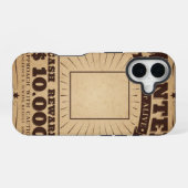 Gezochte dode of levende iPhone 16 Hoesje (Achterkant horizontaal)