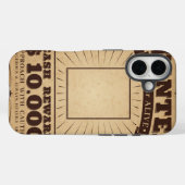 Gezochte dode of levende iPhone 16 Hoesje (Achterkant (horizontaal))