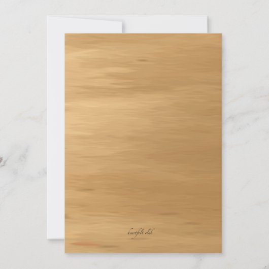 Gezochte Foto Lijst Uitnodiging (Achterkant)