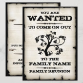 Gezochte gezinshereniging kaart (Voorkant / Achterkant)