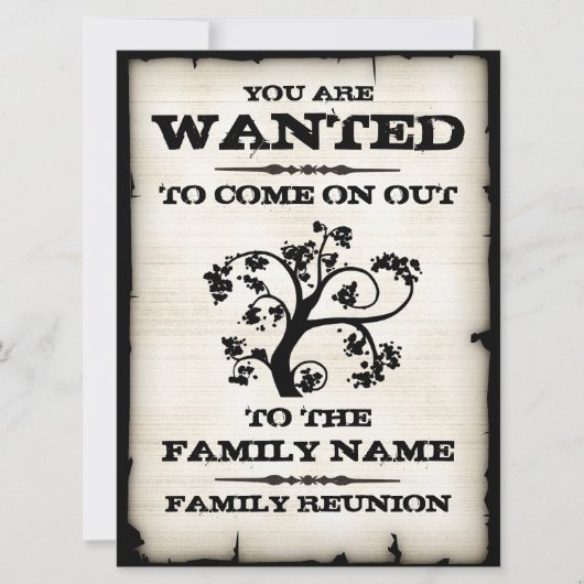 Gezochte gezinshereniging kaart (Voorkant)