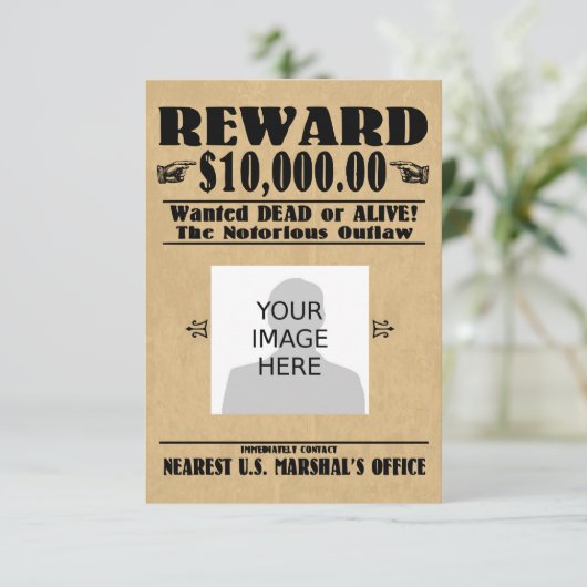 Gezochte Gezochte Dood of Alive (Staand voorkant)