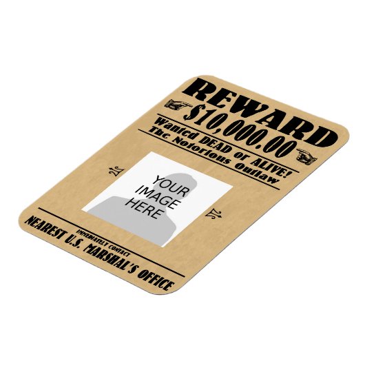 Gezochte Gezochte Dood of Alive Magneet (Linkerzijde)