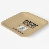 Gezochte Gezochte Dood of Alive Papieren Bordje (Gebogen)