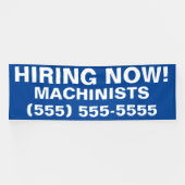 Gezochte hulp, nu het huren van werkgelegenheid spandoek (Horizontaal)